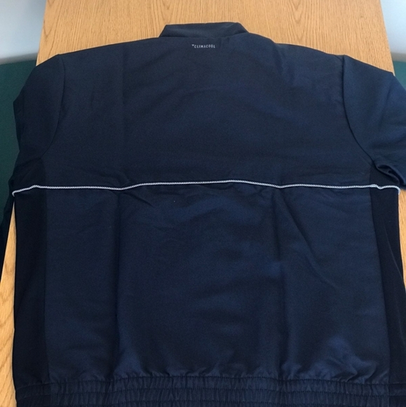 Adidas club track jacket climacool windbreaker new sz M $120 - Picture 4 of 6